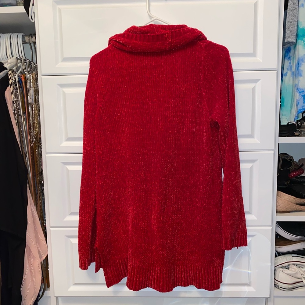 Red Soft Sweater - Picture 3 of 4